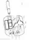 Fig. 22 - Dispenser for separately dispensing wet and dry paper in the shape of a conventional roll of toilet paper