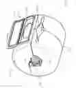 Fig. 23 - Dispenser for separately dispensing wet and dry paper in the shape of a conventional roll of toilet paper