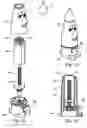 Fig. 06 - Holder construction particularly useful for holding and dispensing pressure-flowable products, such as ice-cream or other relatively soft foods