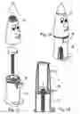 Fig. 07 - Holder construction particularly useful for holding and dispensing pressure-flowable products, such as ice-cream or other relatively soft foods
