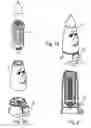 Fig. 08 - Holder construction particularly useful for holding and dispensing pressure-flowable products, such as ice-cream or other relatively soft foods