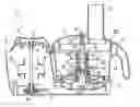 Fig. 01 - Transmission piece for food processor with different tools