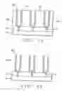 Fig. 09 - DRAM capacitor structure with increased electrode support for preventing process damage and exposed electrode surface for increasing capacitor area