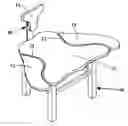 Fig. 01 - Adjustable cross-legged support seat
