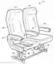 Fig. 01 - Passenger seat with tilting seat bottom