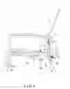 Fig. 07 - Reclining chair with back and footrest adjustable in position at the same time