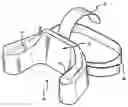 Fig. 01 - Winged headrest with safety features for vehicular use