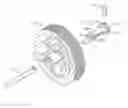 Fig. 01 - Wheel assembly for a cart