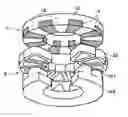 Fig. 01 - Axial gap electric rotary machine