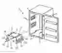 Fig. 01 - Device for fast displacement of the position in height of an internal shelf resting surface of an electrical household appliance, such as a refrigerator or freezer