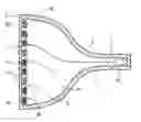 Fig. 01 - Display apparatus provided with a light-emitting glass face panel having an inner surface coated with a phosphor layer