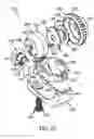 Fig. 12 - Input device including a wheel assembly for scrolling an image in multiple directions