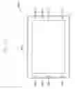 Fig. 23 - Liquid crystal display apparatus having particular protruding portions and fixing grooves