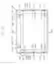 Fig. 33 - Liquid crystal display apparatus having particular protruding portions and fixing grooves