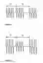 Fig. 04 - Stepped time based servo pattern and head