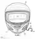 Fig. 02 - Electrical power system for crash helmets