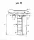 Fig. 13 - Image forming apparatus having a drive source disposed in an area orthogonal to a rotation axis of a developing device