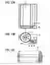 Fig. 14 - Image forming apparatus having a drive source disposed in an area orthogonal to a rotation axis of a developing device