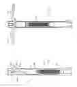 Fig. 08 - System for stabilization of fractures of convex articular bone surfaces including subchondral support structure