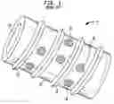 Fig. 02 - Intervertebral spacer device having a domed arch shaped spring