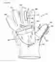 Fig. 01 - Glove adapted for use in firearms loading, shooting and unloading