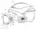 Fig. 01 - Goggle contoured for helmet engagement