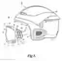 Fig. 02 - Goggle contoured for helmet engagement