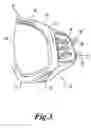Fig. 04 - Goggle contoured for helmet engagement