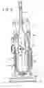 Fig. 03 - Upright vacuum cleaner with cyclonic airflow