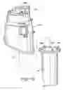 Fig. 11 - Upright vacuum cleaner with cyclonic airflow