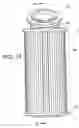 Fig. 15 - Upright vacuum cleaner with cyclonic airflow