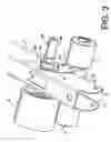 Fig. 04 - Roller mounting assembly for textile drafting system