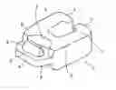 Fig. 01 - Metallic slide fastener element and method for manufacturing the same