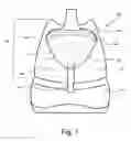 Fig. 02 - Key storing pocket for an athletic shoe