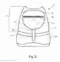 Fig. 03 - Key storing pocket for an athletic shoe
