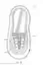 Fig. 07 - Shoe with light and sound activated manually and automatically