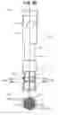 Fig. 29 - Post-construction anchor, and drill bit for drilling prepared holes therefor