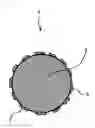 Fig. 02 - Silver powder made of silver particles, each to which fine silver particles adhere and process of producing the same