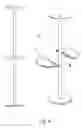 Fig. 09 - Snap on table for torchiere lamps and other supports