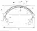 Fig. 01 - Tire for two-wheeled vehicles comprising circumferential crown reinforcement elements