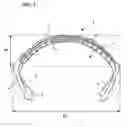 Fig. 02 - Tire for two-wheeled vehicles comprising circumferential crown reinforcement elements