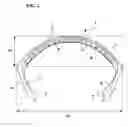 Fig. 03 - Tire for two-wheeled vehicles comprising circumferential crown reinforcement elements