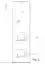 Fig. 04 - Display unit with pass through shelves