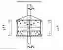 Fig. 01 - Paint booth cabinet and brackets