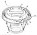 Fig. 01 - Tamper-resistant container with tamper-evident feature and method of forming the same