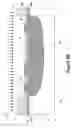 Fig. 04 - Biased, triple-well fully depleted SOI structure