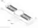 Fig. 01 - MEMS scanning mirror with trenched surface and tapered comb teeth for reducing intertia and deformation