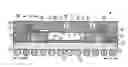 Fig. 01 - Electronic device configured as a multichip module, leadframe and panel with leadframe positions
