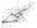 Fig. 01 - Rear suspension system for bicycles