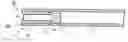 Fig. 01 - BLADE CONNECTORS FOR AN INTERCHANGEABLE DRYWALL TOOL EXTENSION SYSTEM
